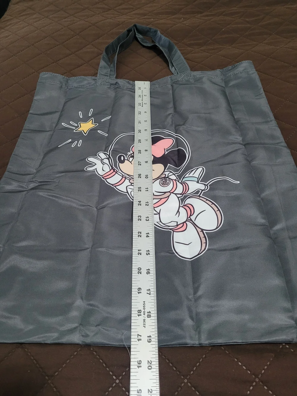 NWT Disney Store Chip 'n' Dale Astronaut Foldable Eco-Bag Pouch Cute Space Japan